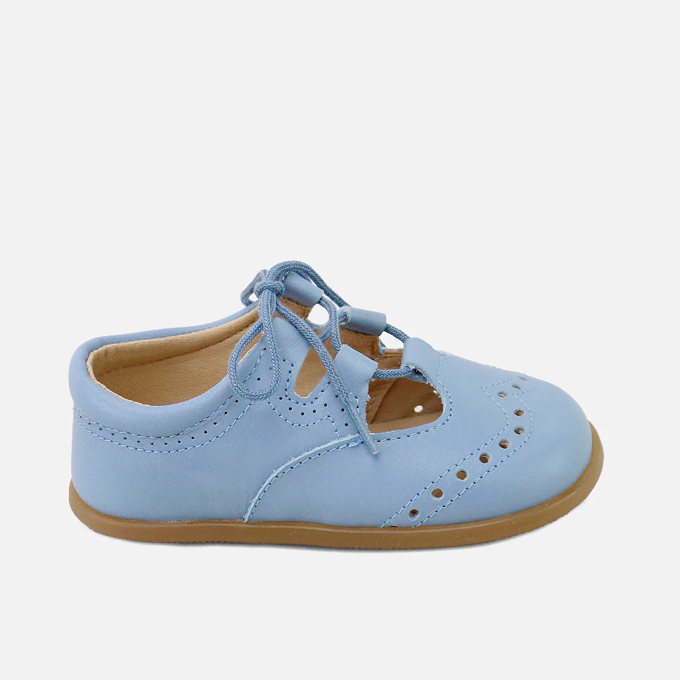 Inglesitos barefoot piel napa steel 