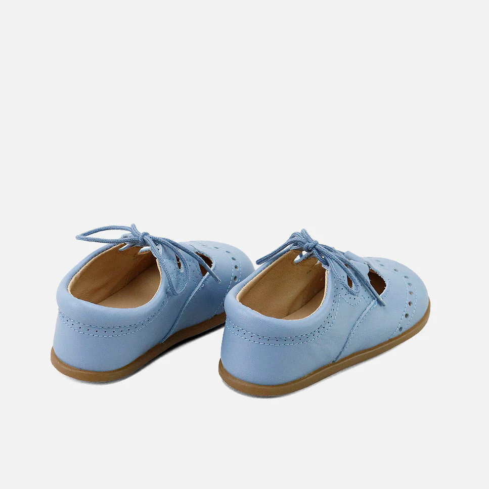 Inglesitos barefoot piel napa steel 