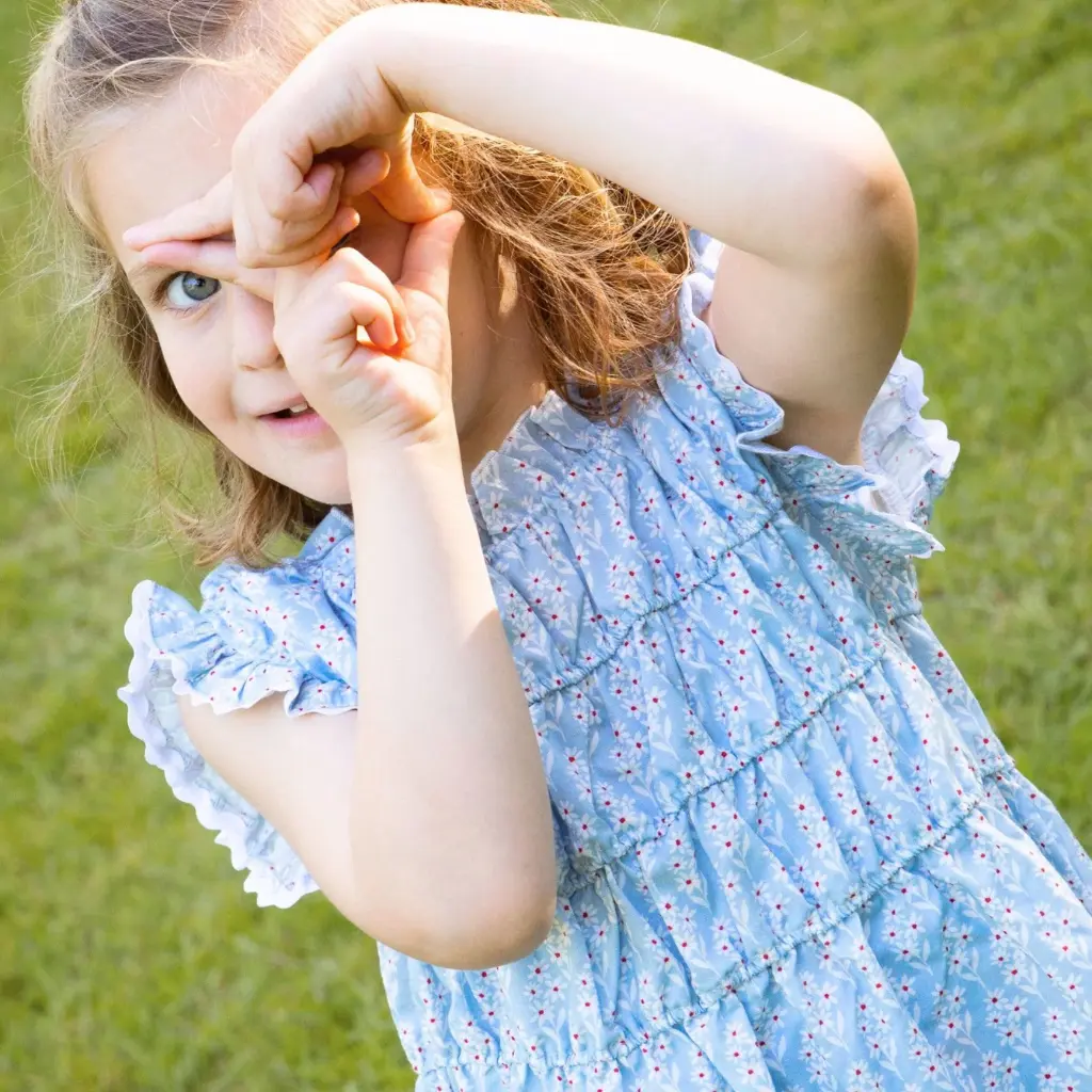 VESTIDO SMOCK FLORES PICCOLINI