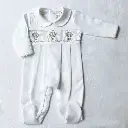 Pijama enterizo globos blanco