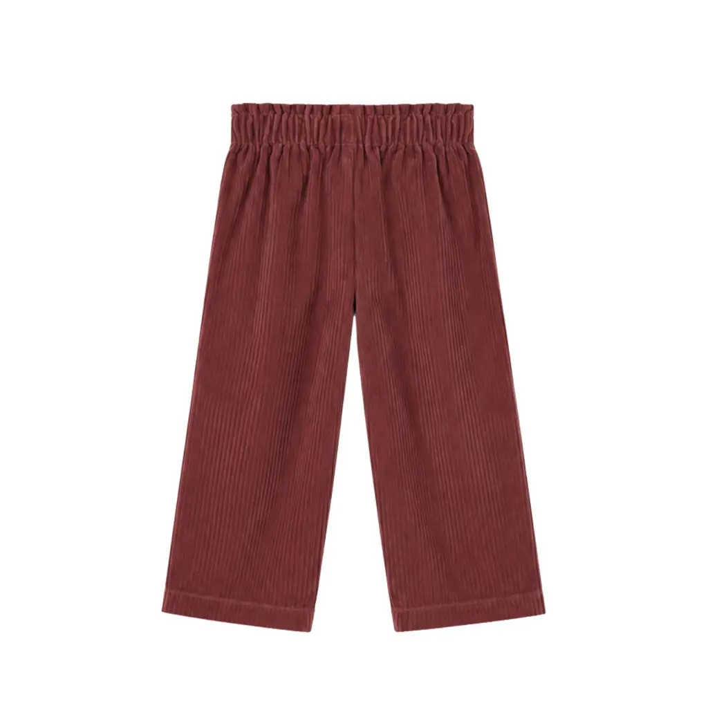 PANTALÓN PANA GRUESA NIÑA PAPER MARSALA