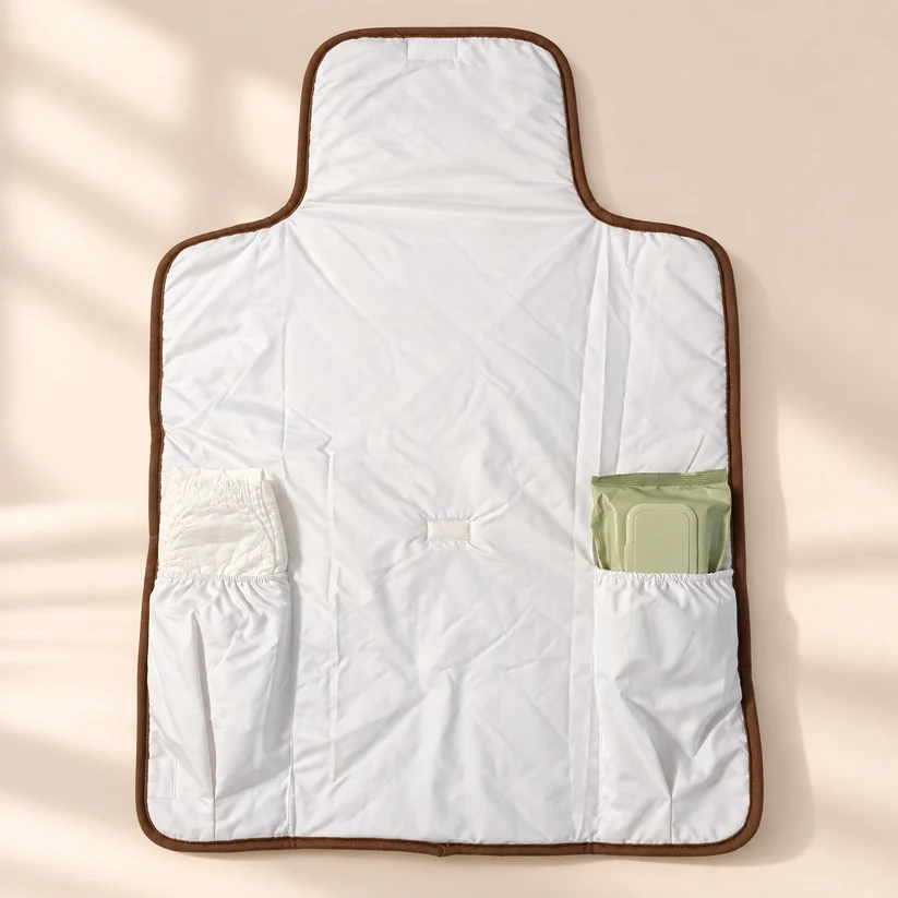 Cambiador de Paseo Impermeable - Vichy Beige