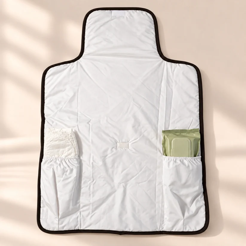 Cambiador de Paseo Impermeable - Hortensia Gris 