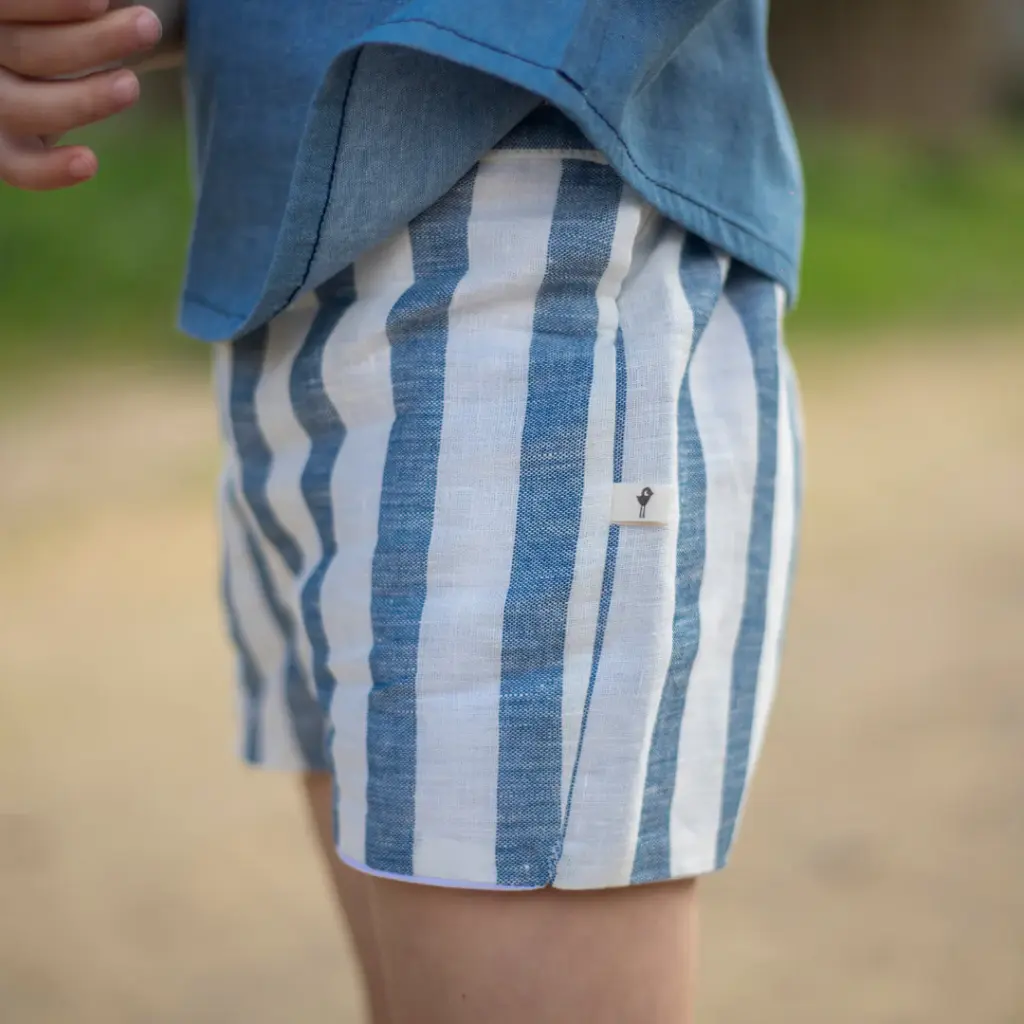 Pantalon Lino 'Le ciel bleu'