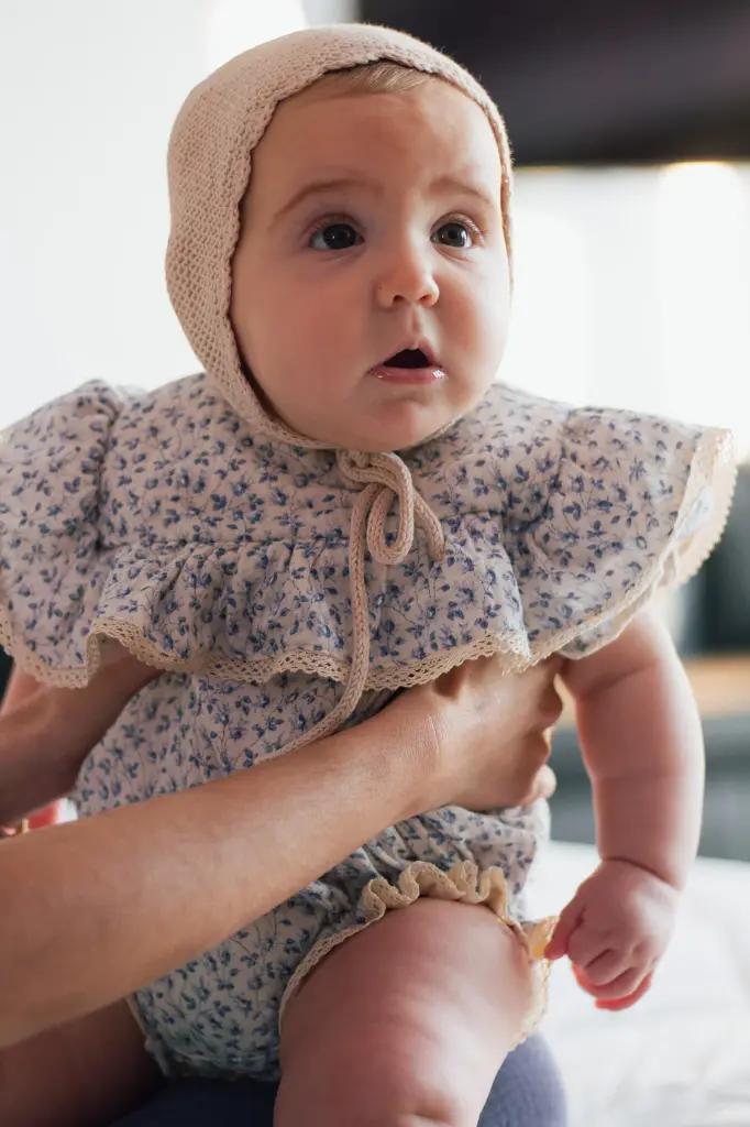 Pelele volantes flores 