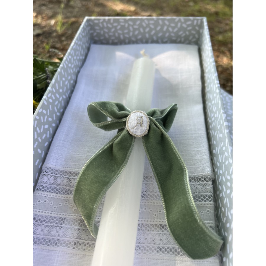 Kit Bautizo verde menta 