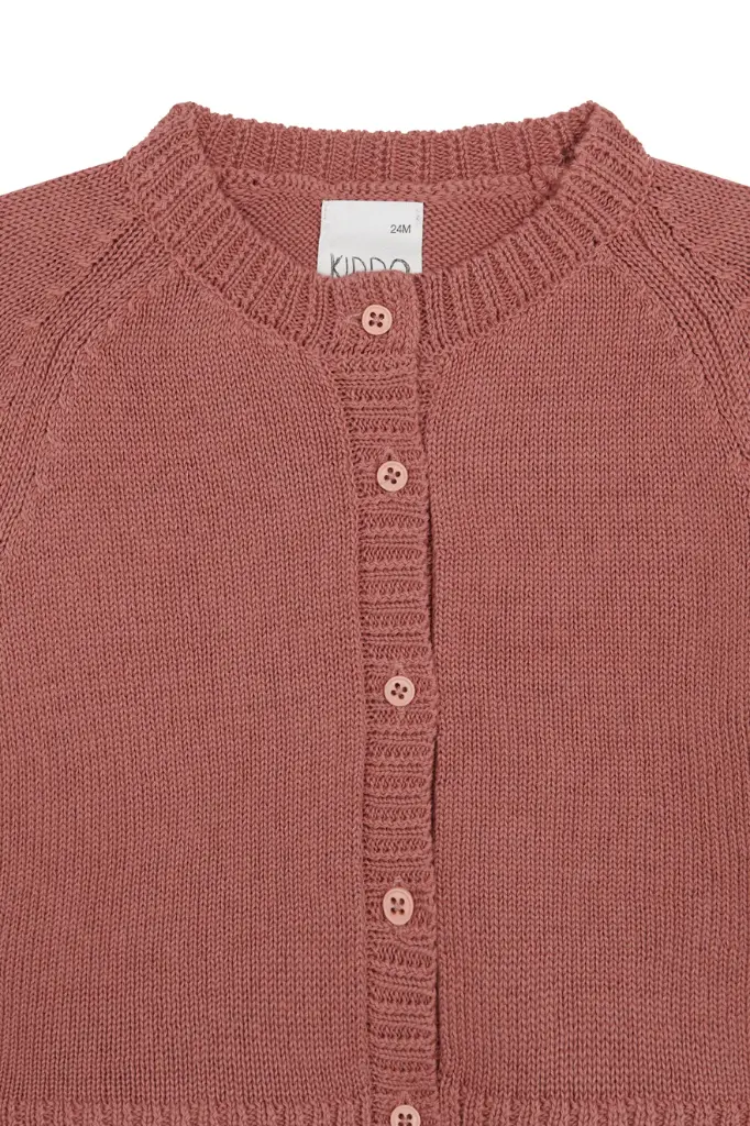 CHAQUETA FRAMBUESA ALGODÓN