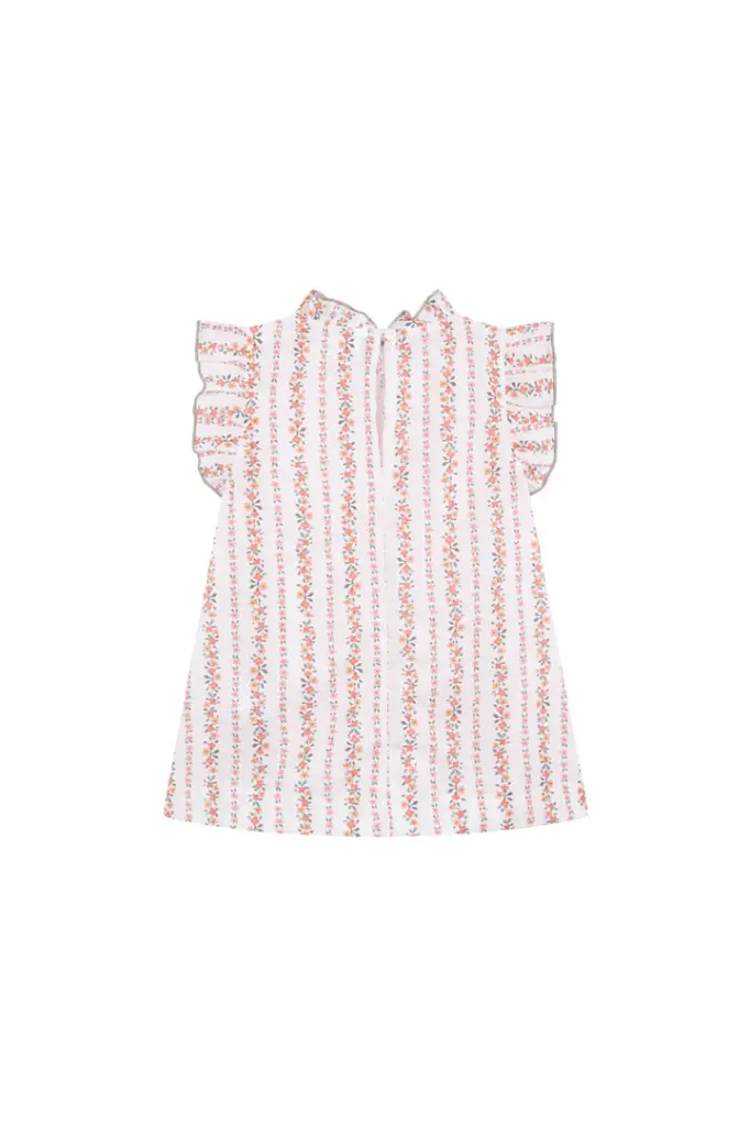 VESTIDO GIRL FLORES ROJAS 