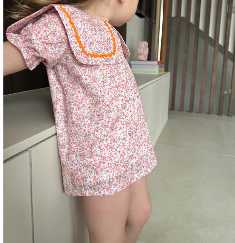 JESUSITO FLOR ROSA Y NARANJA