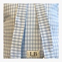 Mochila infantil impermeable vichy azul