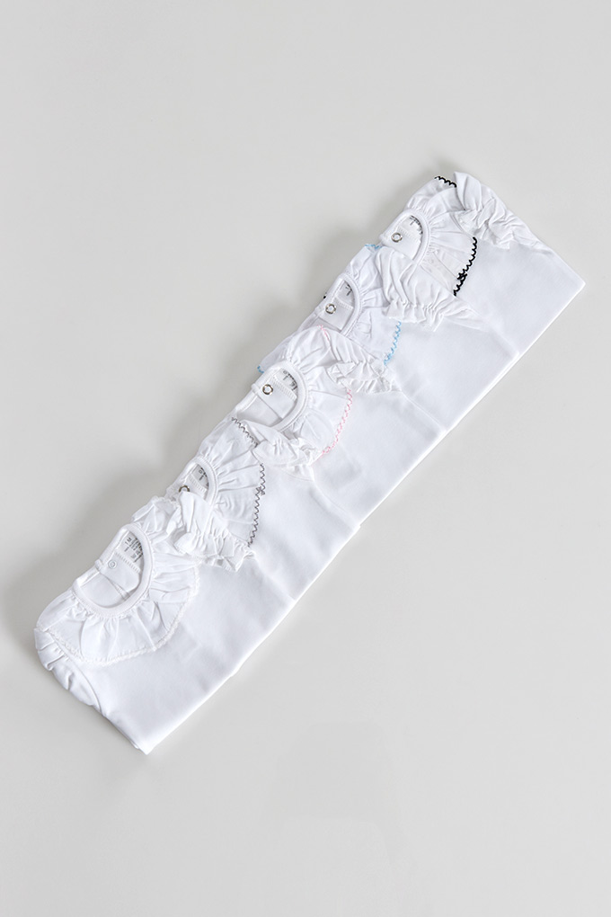 Body manga corta cuello gris 