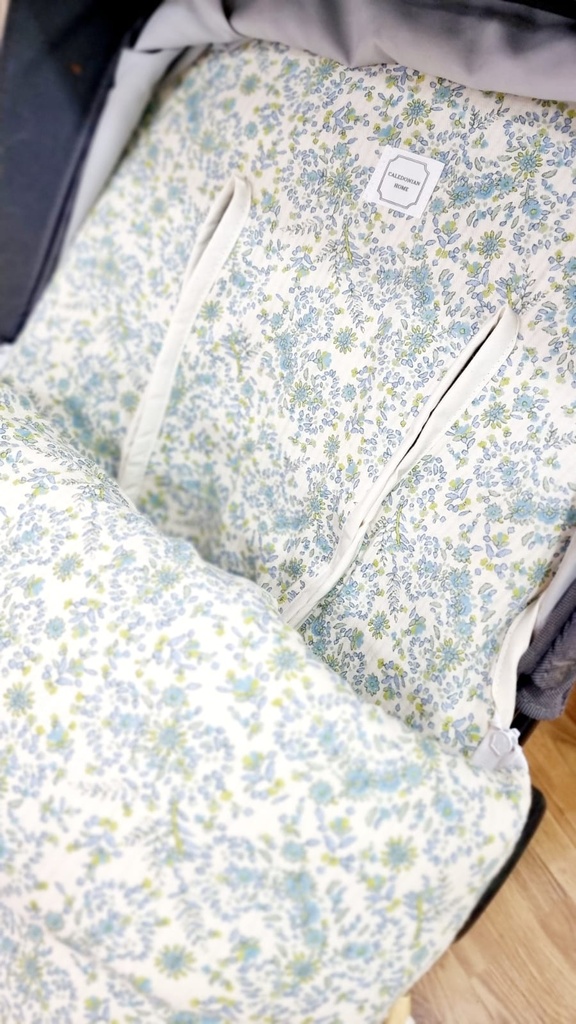 Saco silla con relleno extraible botánica verde 