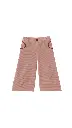 PANTALON ANCHO PANA GRUESA ROSA VIVO BURDEOS