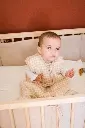 Saco de dormir bebé - Muselina de bambú - Vichy Sand - TOG 1