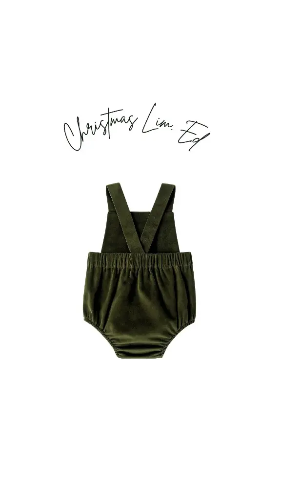 PETO INGUINAL VELVET VERDE