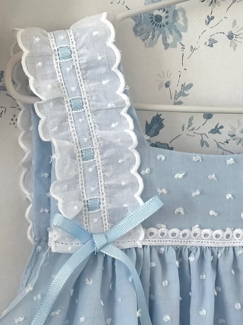 Camisón Adela azul
