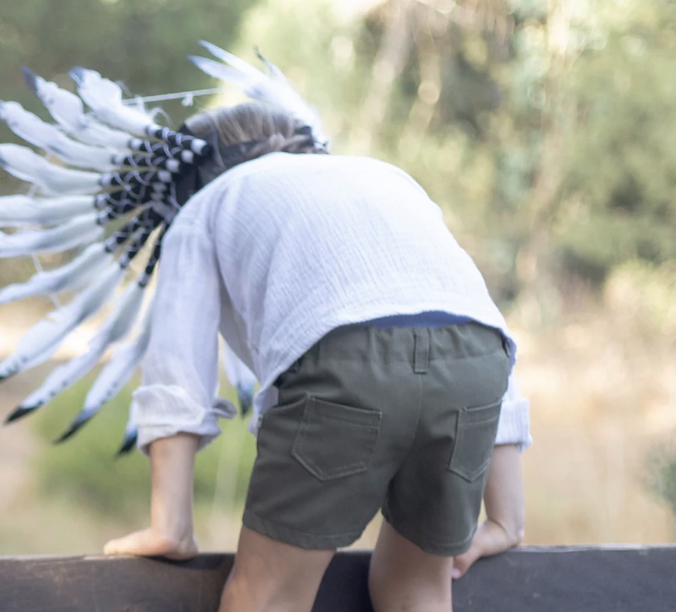 Flor Sauvage pantalón verde 