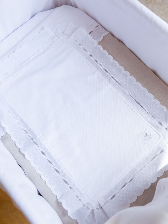 Babita XL piqué blanco puntilla XL 