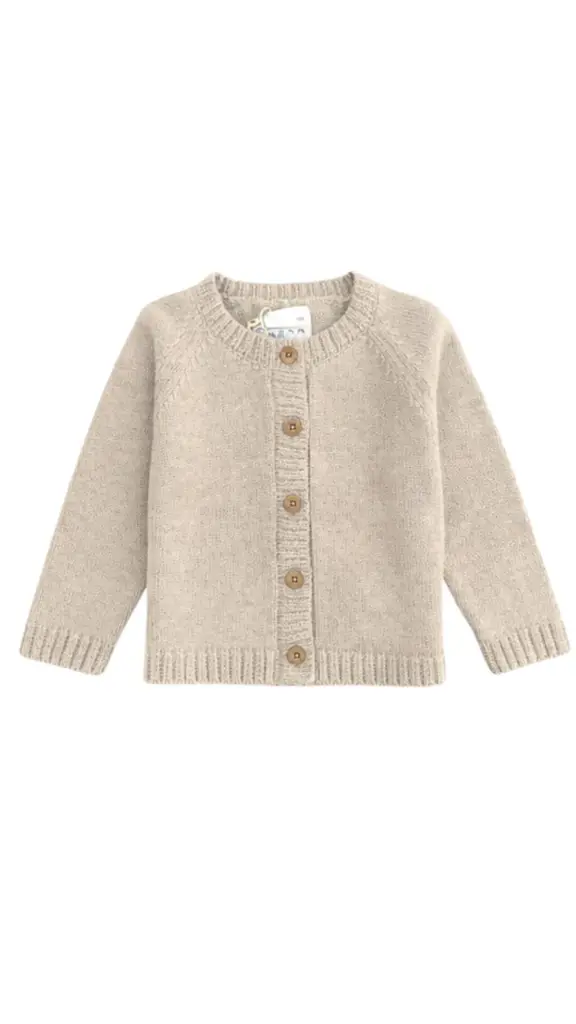 CHAQUETA KNIT BEIGE OSCURO