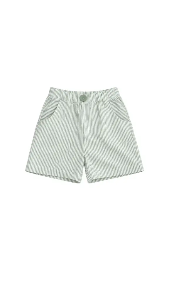 PANTALÓN CORTO RAYAS VERDETTI