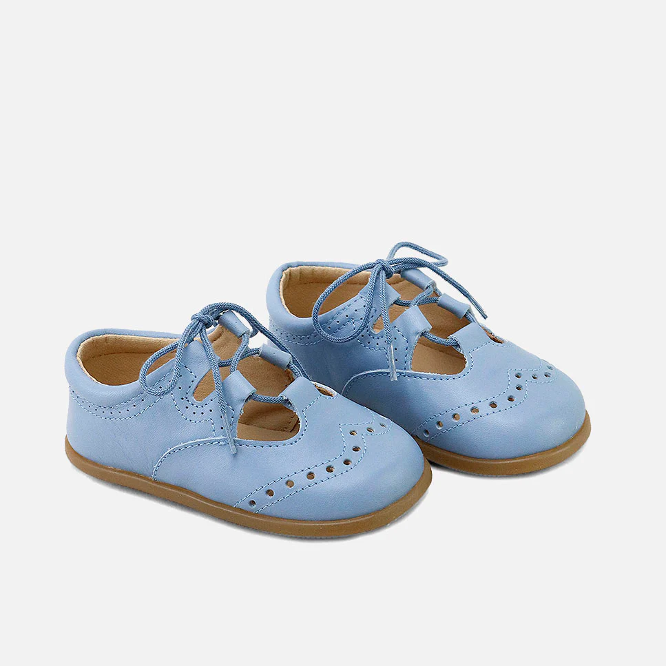 Inglesitos barefoot piel napa steel 