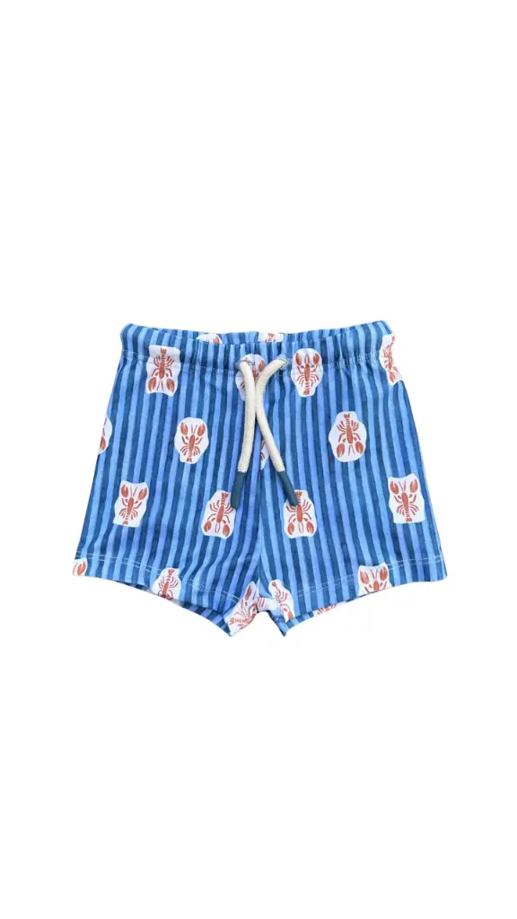 BOXER BEBÉ LYCRA RAYAS LANGOUSTES