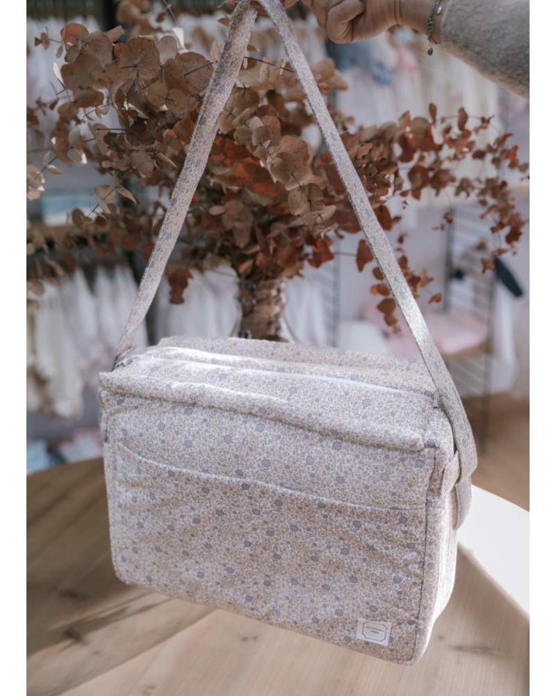 Bolso de carrito FLOR Malva 
