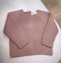 Jersey liso invierno rosa empolvado