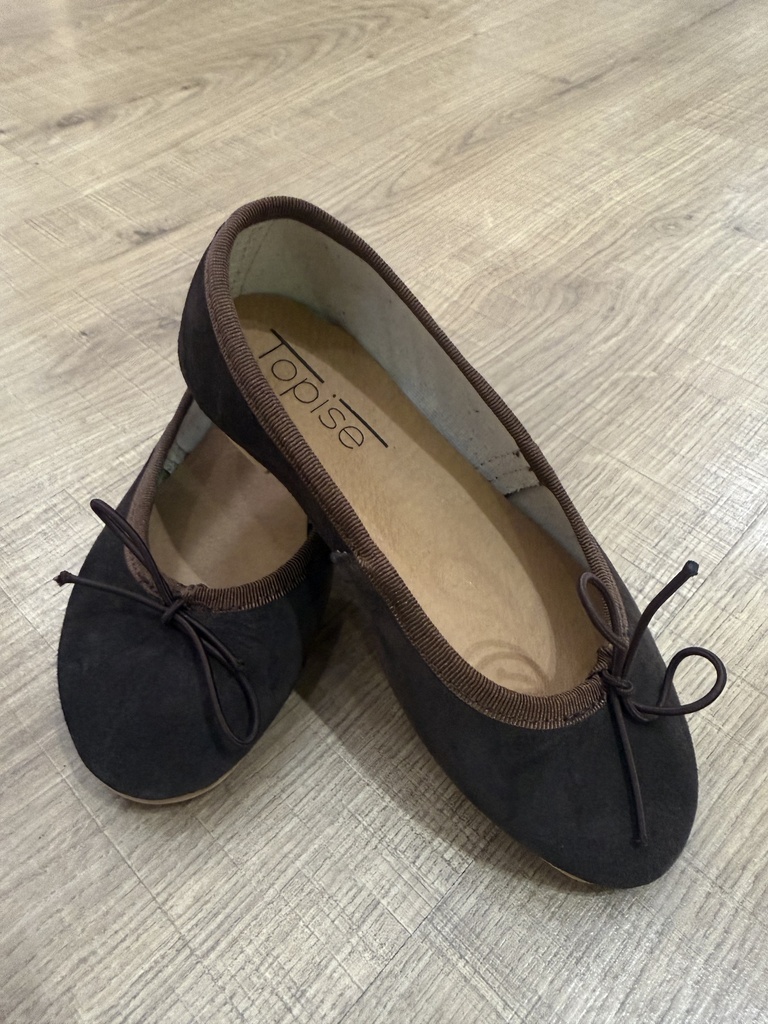 Bailarina clásica marrón chocolate talla 18-28