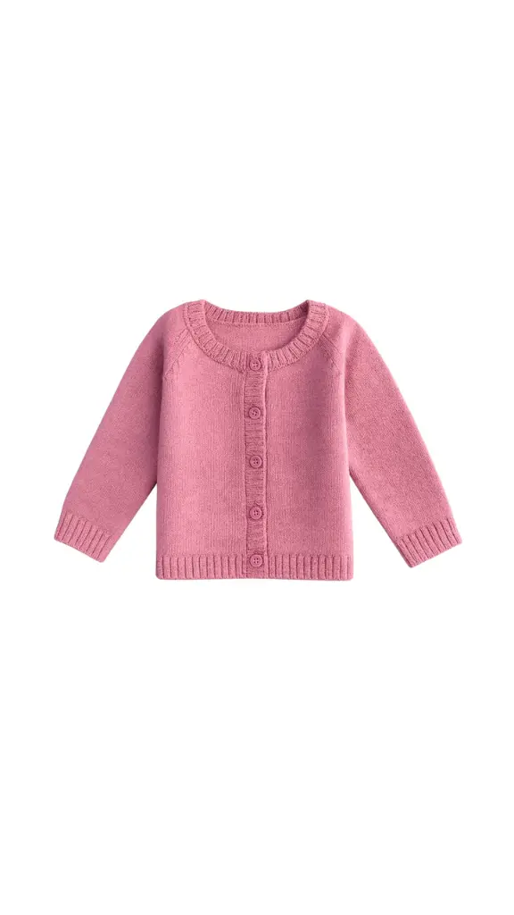 CHAQUETA LANA MERINO ROSA