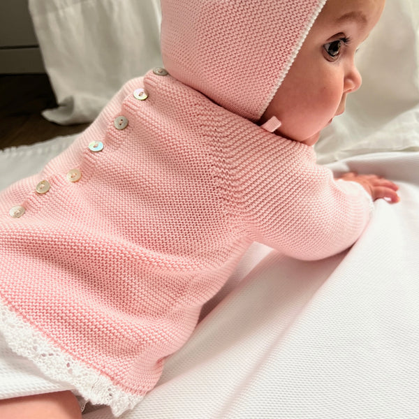 Jersey Bebé de Algodón Rosa