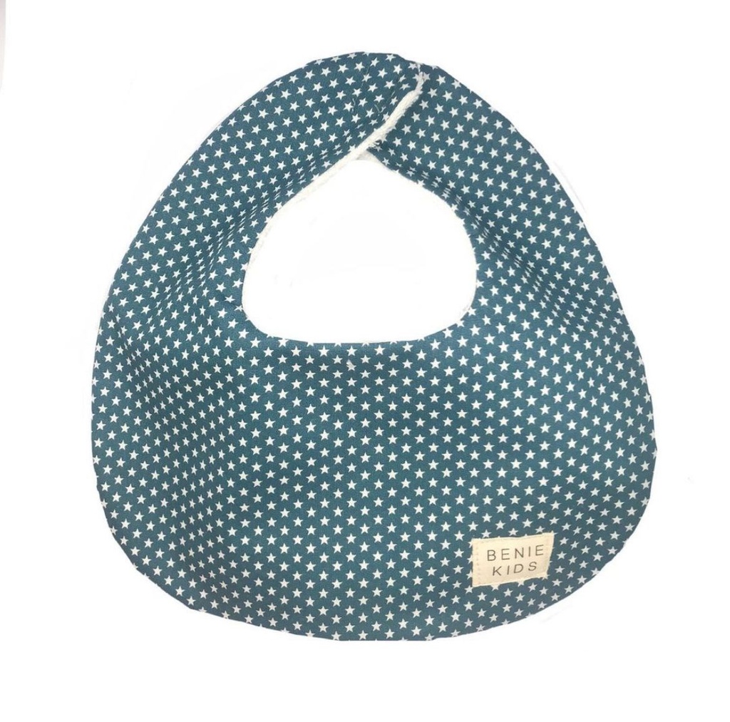 Babero Estrellas verdes 