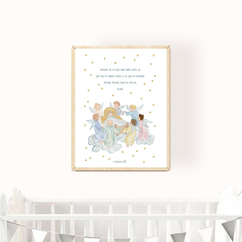 Lámina Jesusito de mi vida 30x40