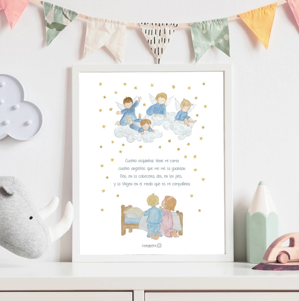 Lámina cuatro esquinitas 30x40