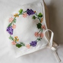 Capota tela bordada uvas