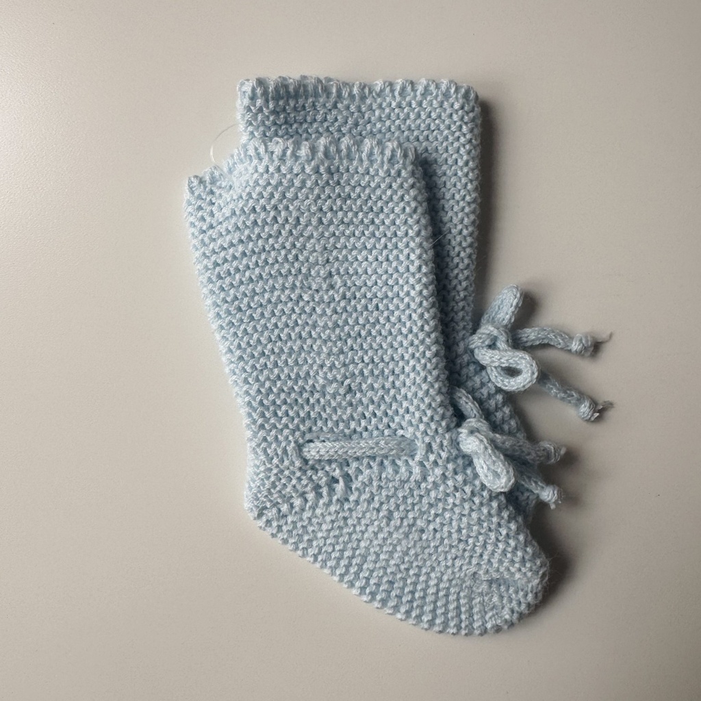 patucos liso celeste