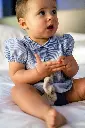 Camisa cuello bebé rayas 