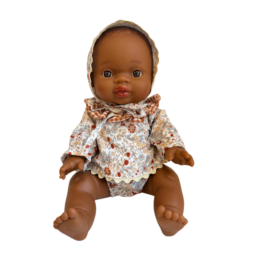 Muñeca gordi flor Candela