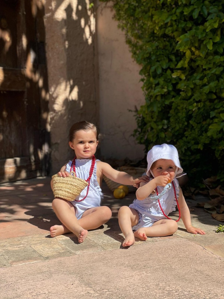 Ranita Mil Rayas Celeste