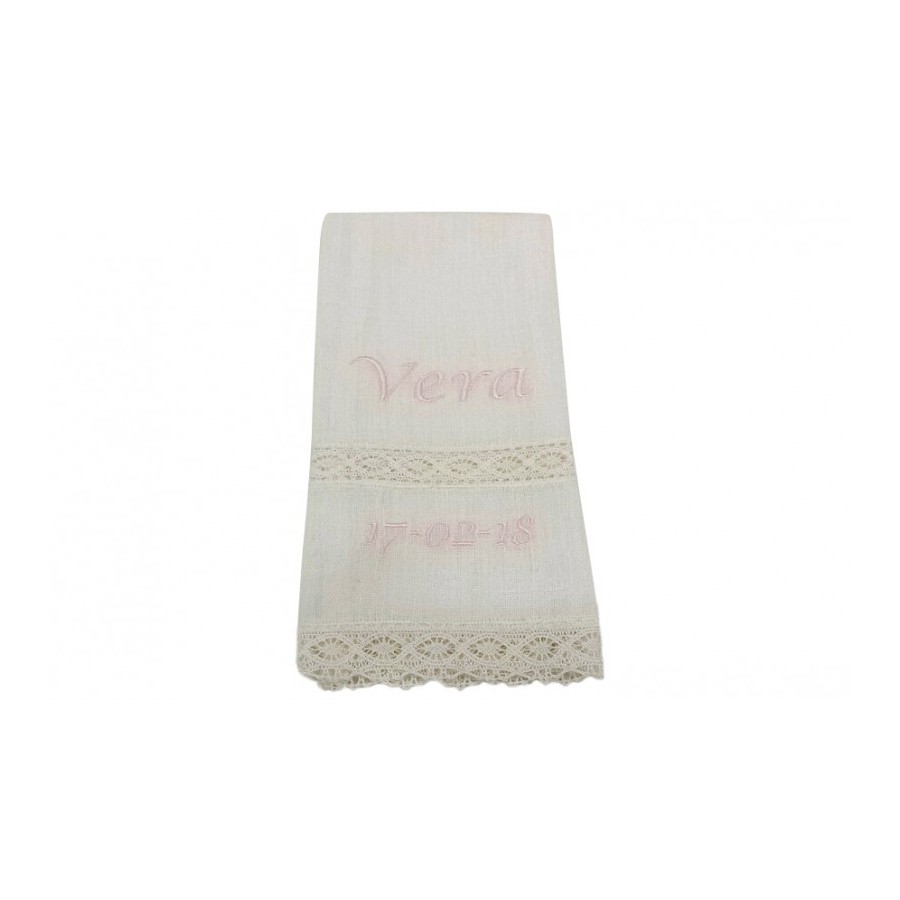 Toalla de Bautizo semihilo tostado