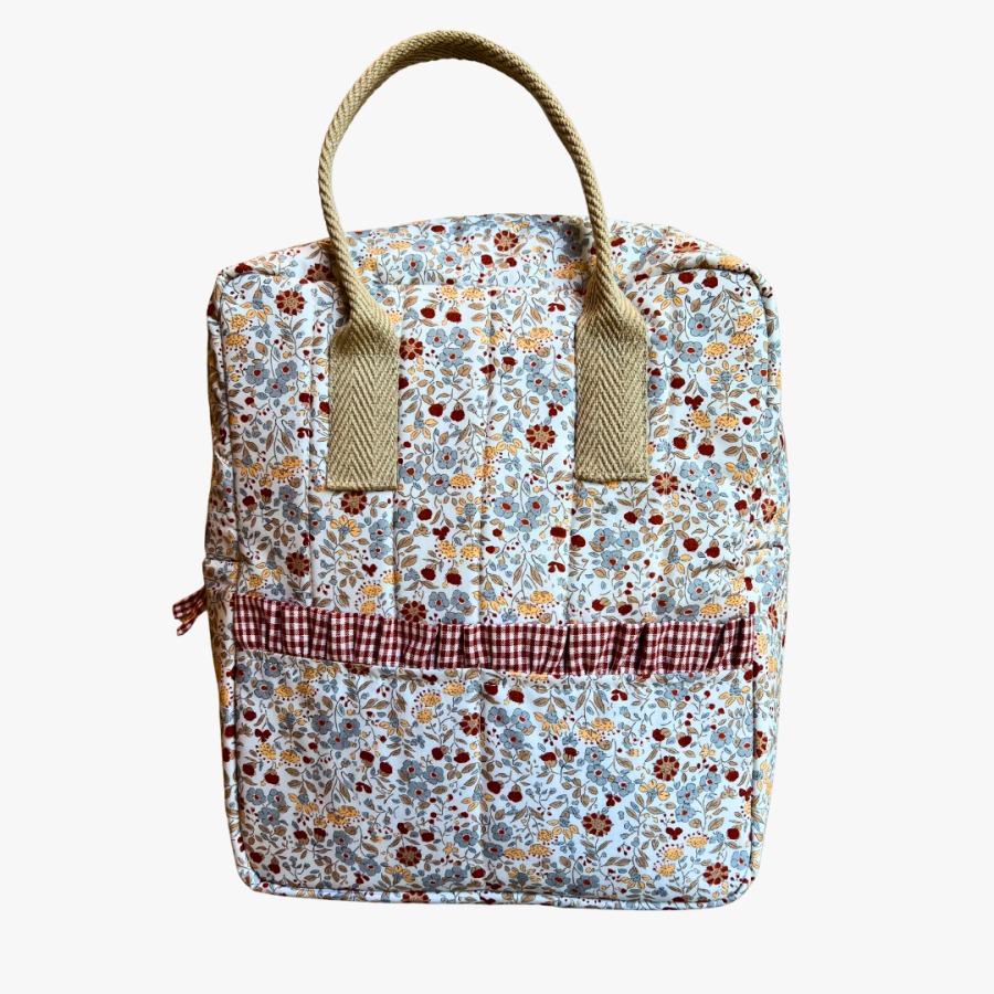 Mochila infantil cuadrada flor Candela