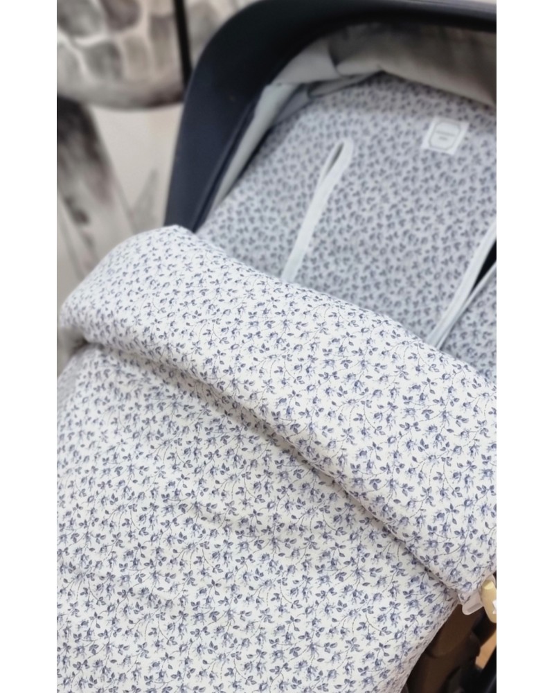  Saco silla flor azul universal