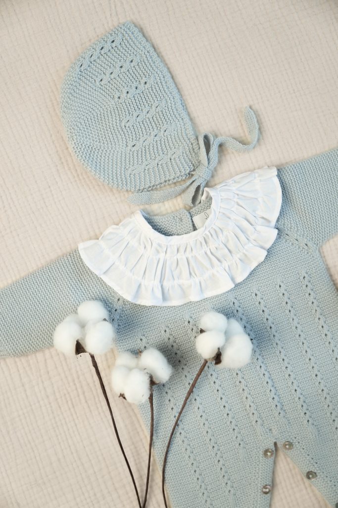 Cojunto Enterizo Ochitos Celeste Empolvado