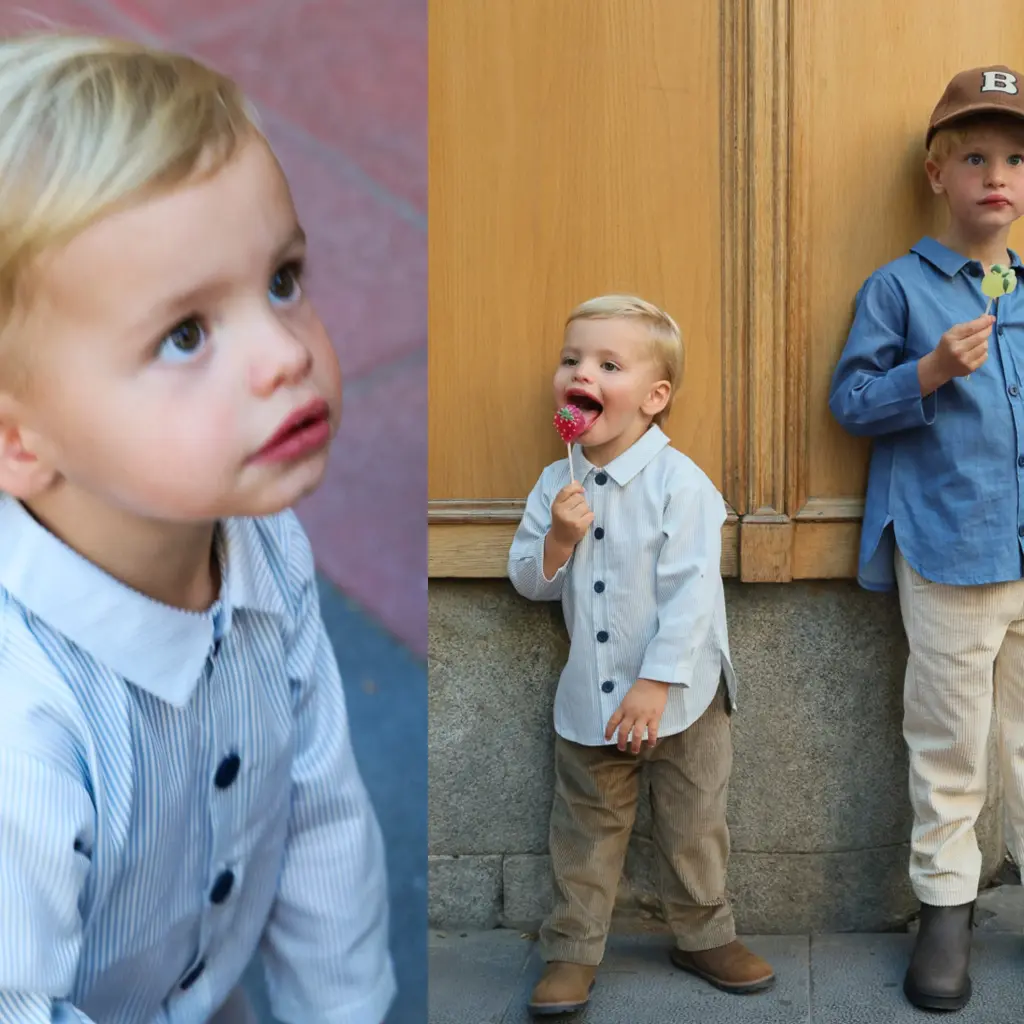 CAMISA RAYAS AZULES Y BLANCAS CUELLO PALA