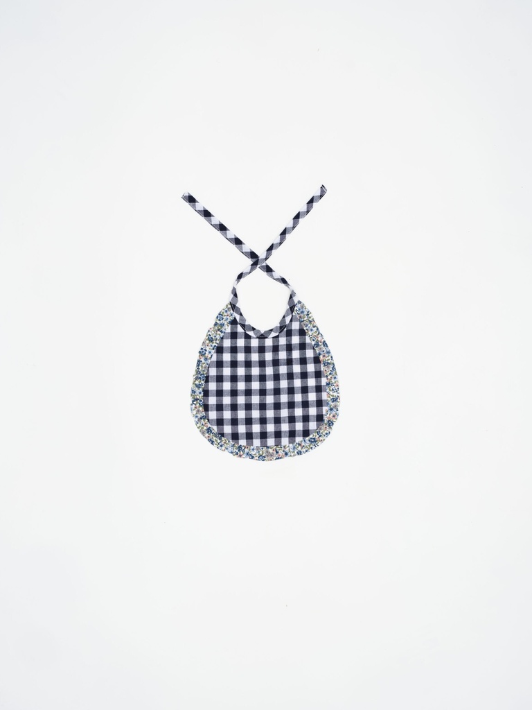 Babero vichy navy volante Paul 