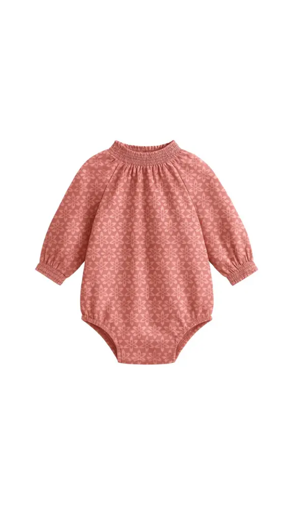 PELELE CUELLO SMOCK FLORES GEOMÉTRICAS