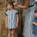 Vestido Lino 'Le ciel bleu'