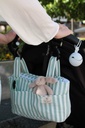 Bolsa pocket stripes Mint 
