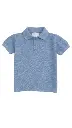 POLO KNIT MANGA CORTA AZUL SUBIDO
