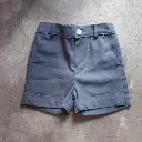 Pantalón corto sarga azul jean